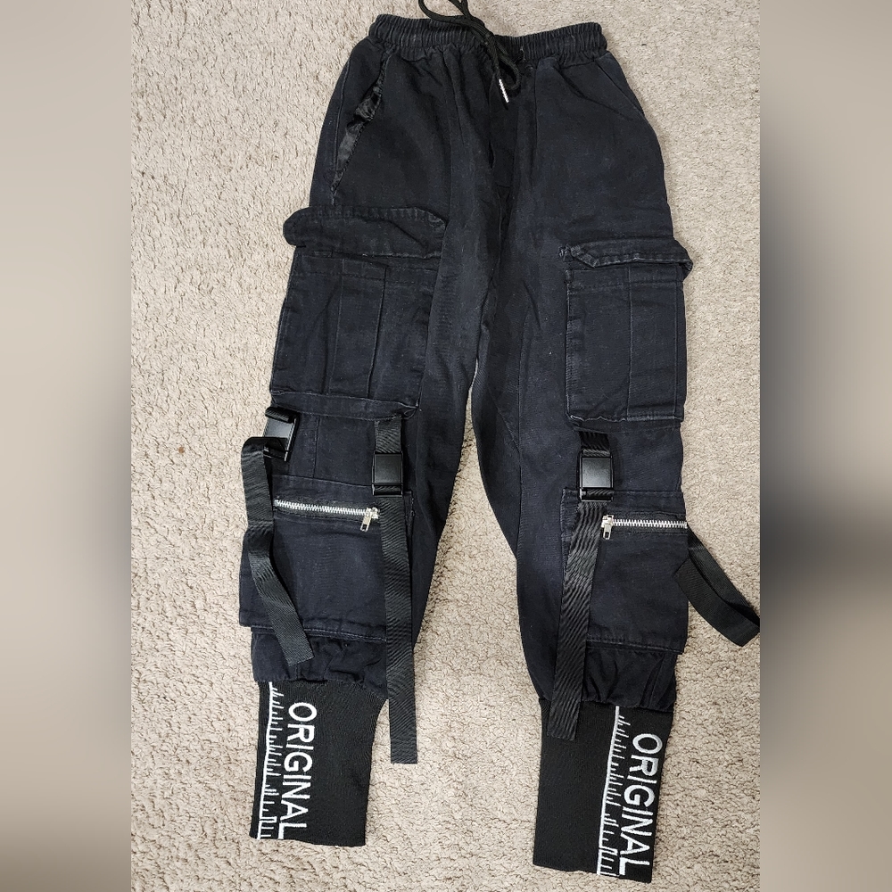 Techwear style cargo tactical pants Small